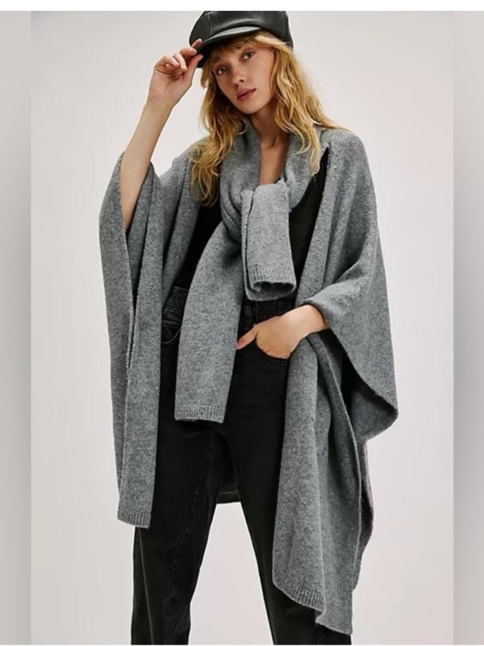Free people Ellie scarf wrap kimono - Picture 2 of 9